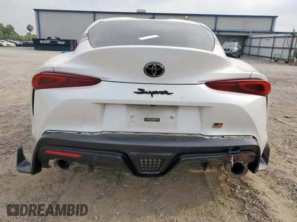 2020 Toyota Supra 3.0 with VIN WZ1DB4C04LW032225, listed as a Copart auction lot 57639875 with Not provided miles and Salvage title. Bid and sale history available at DreamBid. Image 6.