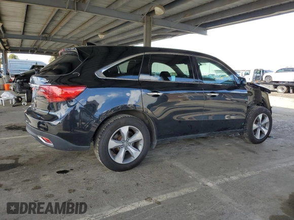 2014 Acura MDX with VIN 5FRYD3H29EB006577, listed as a Copart auction lot 49471645 with 145,942 mi miles and Salvage Title. Bid and sale history available at carsss.com. Image 3.