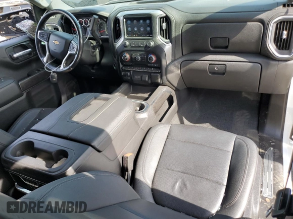 2021 Chevrolet Silverado 1500 LTZ with VIN 3GCUYGED3MG406404, listed as a Copart auction lot 54153355 with 108,149 mi miles and Salvage Title. Bid and sale history available at DreamBid. Image 8.