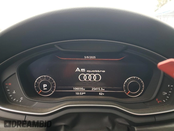 2018 Audi A5 Sportback Premium Plus с VIN WAUENCF54JA067284, выставлен на аукционе Copart как лот 53840145 с пробегом 106 030 миль миль и Чистый • Clean title. История ставок и продаж доступна на DreamBid. Изображение 9.