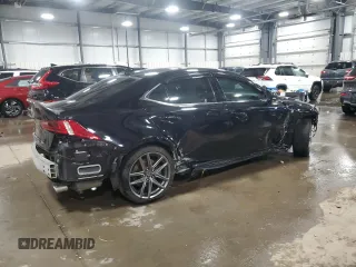 2015 Lexus IS 350 with VIN JTHCE1D29F5010035, listed as a Copart auction lot 81628184 with 121,441 mi miles and Salvage Title. Bid and sale history available at carsss.com. Image 3.