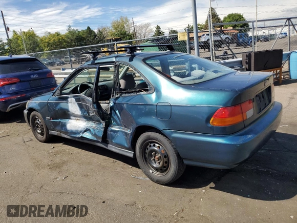 1998 Honda Civic DX with VIN 1HGEJ6224WL042927, listed as a Copart auction lot 68865194 with 117,624 mi miles and Non Repairable. Bid and sale history available at DreamBid. Image 2.