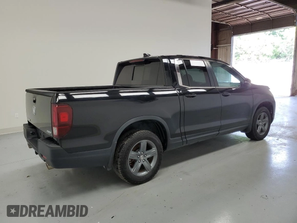 2022 Honda Ridgeline RTL with VIN 5FPYK3F52NB038976, listed as a Copart auction lot 57803425 with 33,897 mi miles and Non repairable. Bid and sale history available at DreamBid. Image 3.