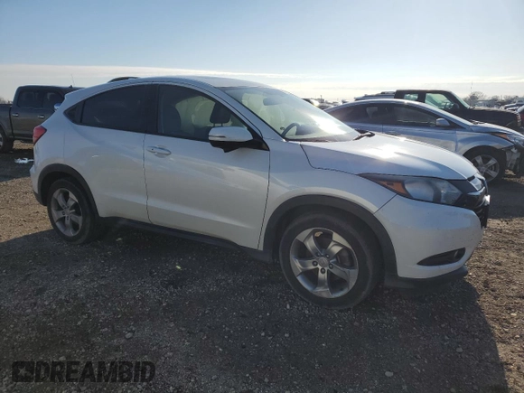 2017 Honda HR-V EX with VIN 3CZRU5H53HM701417, listed as a Copart auction lot 45890625 with 62,134 mi miles and Salvage Title. Bid and sale history available at carsss.com. Image 4.