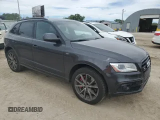 2016 Audi SQ5 Premium Plus with VIN WA1CCAFP3GA123594, listed as a Copart auction lot 57435495 with 149,996 mi miles and Salvage title. Bid and sale history available at DreamBid. Image 4.