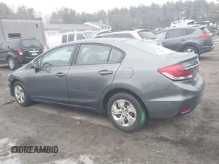 2013 Honda Civic LX with VIN 19XFB2F58DE282839, listed as a IAAI auction lot 41697629 with 123,766 mi miles and . Bid and sale history available at DreamBid. Image 15.