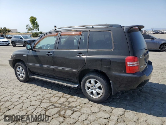 2001 Toyota Highlander with VIN JTEHF21AX10007944, listed as a Copart auction lot 60095505 with 296,404 mi miles and Clean title. Bid and sale history available at DreamBid. Image 2.