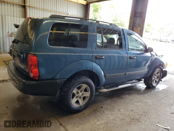 2006 Dodge Durango SXT with VIN 1D4HB38N16F159326, listed as a Copart auction lot 65558675 with 134,675 mi miles and Salvage title. Bid and sale history available at DreamBid. Image 3.