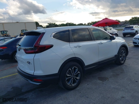 2021 Honda CR-V EX with VIN 5J6RW1H56MA001997, listed as a IAAI auction lot 41555434 with 43,083 mi miles. Bid and sale history available at carsss.com. Image 4.