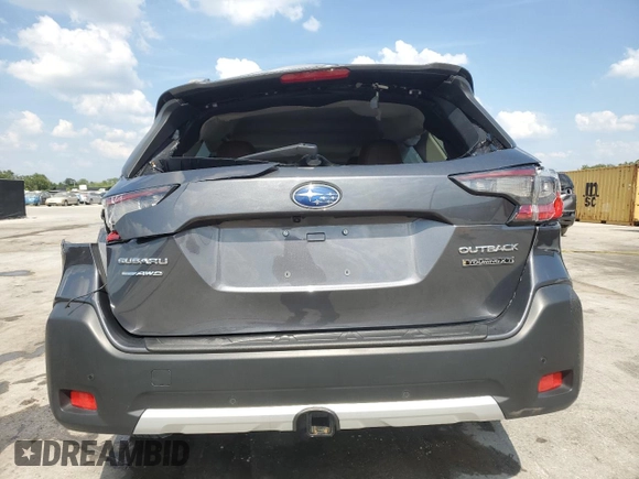 2024 Subaru Outback Touring XT with VIN 4S4BTGPD0R3239072, listed as a Copart auction lot 57814745 with 21,456 mi miles and Non repairable. Bid and sale history available at DreamBid. Image 6.