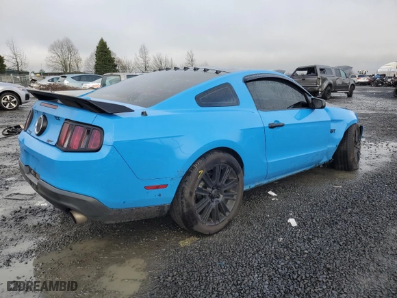 2010 Ford Mustang GT with VIN 1ZVBP8CH0A5108494, listed as a Copart auction lot 41536415 with 108,023 mi miles and Salvage Title. Bid and sale history available at carsss.com. Image 3.
