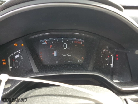 2019 Honda CR-V EX with VIN 5J6RW1H57KA024105, listed as a Copart auction lot 51487985 with 17,186 mi miles and Salvage Title. Bid and sale history available at carsss.com. Image 9.