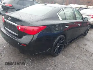 2014 Infiniti Q50 Sport with VIN JN1BV7AP4EM672256, listed as a IAAI auction lot 41016895 with 121,293 mi miles and . Bid and sale history available at DreamBid. Image 4.