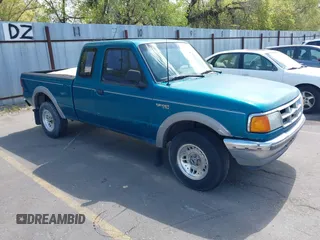 1994 Ford Ranger Splash with VIN 1FTCR15X8RPB51199, listed as a IAAI auction lot 42123779 with 203,940 mi miles. Bid and sale history available at carsss.com. Image 1.