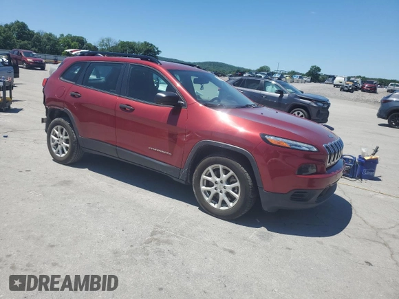 2015 Jeep Cherokee Sport с VIN 1C4PJLABXFW656788, выставлен на аукционе Copart как лот 58090415 с пробегом 120 473 миль миль и Чистый • Clean title. История ставок и продаж доступна на DreamBid. Изображение 4.