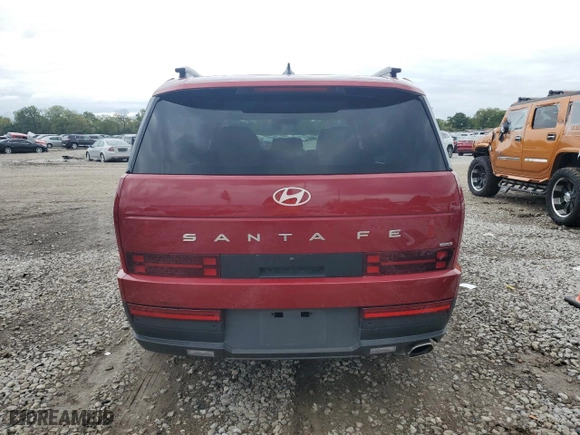 2024 Hyundai Santa Fe SEL with VIN 5NMP2DGL6RH029029, listed as a Copart auction lot 73913234 with 3,501 mi miles and Salvage Title. Bid and sale history available at carsss.com. Image 6.