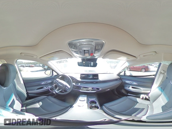 2024 Genesis GV70 Advanced with VIN 5NMMCET16RH003248, listed as a Copart auction lot 82125824 with 6,210 mi miles and Salvage title. Bid and sale history available at DreamBid. Image 14.
