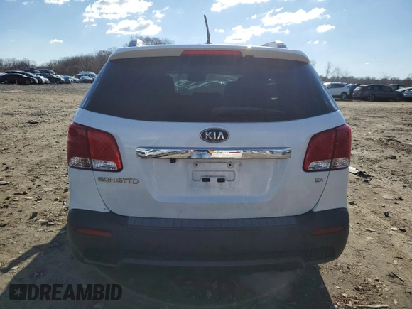 2012 Kia Sorento EX with VIN 5XYKUDA61CG295065, listed as a Copart auction lot 47176265 with 177,876 mi miles and Salvage Title. Bid and sale history available at carsss.com. Image 6.