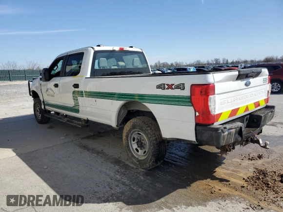 2021 Ford Super Duty F-250 SRW XL with VIN 1FT7W2B67MEC70278, listed as a Copart auction lot 48143565 with 0 mi miles and Salvage Title. Bid and sale history available at carsss.com. Image 2.