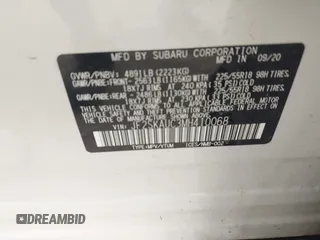 2021 Subaru Forester Limited с VIN JF2SKAUC3MH410068, выставлен на аукционе IAAI как лот 42474203 с пробегом 26 210 миль миль и . История ставок и продаж доступна на DreamBid. Изображение 9.