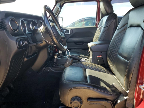 2021 Jeep Gladiator High Altitude with VIN 1C6HJTFG5ML524553, listed as a Copart auction lot 73735534 with 0 mi miles and Non Repairable. Bid and sale history available at carsss.com. Image 7.
