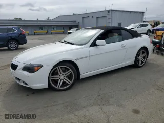 2006 BMW 6 Series 650Ci with VIN WBAEK13476CN76029, listed as a Copart auction lot 47135175 with 108,795 mi miles and Clean Title. Bid and sale history available at carsss.com. Image 1.