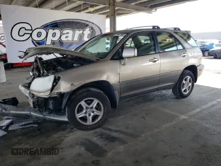 2001 Lexus RX 300 with VIN JTJHF10U610199760, listed as a Copart auction lot 55637985 with 237,253 mi miles and Salvage Title. Bid and sale history available at DreamBid. Image 1.