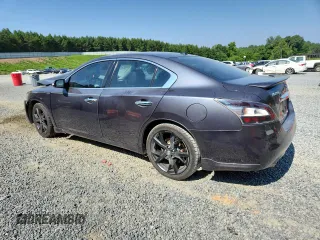 2013 Nissan Maxima SV with VIN 1N4AA5AP1DC844987, listed as a Copart auction lot 63761645 with 141,065 mi miles and Salvage title. Bid and sale history available at DreamBid. Image 2.