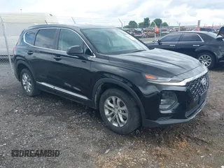 2019 Hyundai Santa Fe SE with VIN 5NMS23AD5KH011617, listed as a IAAI auction lot 42356589 with 113,604 mi miles and . Bid and sale history available at DreamBid. Image 1.