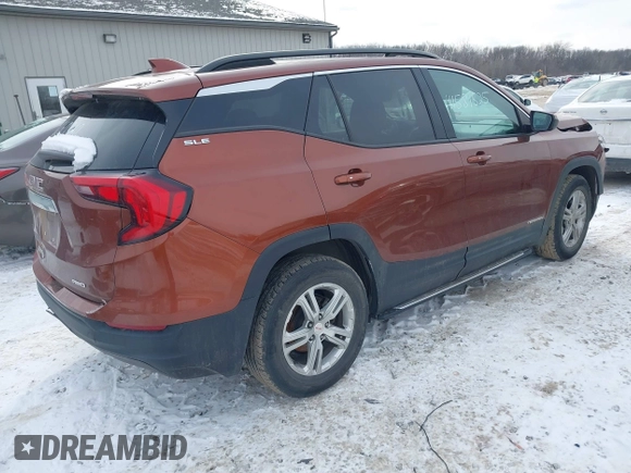 2019 GMC Terrain SLE with VIN 3GKALTEV0KL260362, listed as a IAAI auction lot 41581825 with 87,038 mi miles. Bid and sale history available at carsss.com. Image 4.