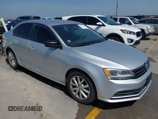 2015 Volkswagen Jetta SE with VIN 3VWD17AJ9FM218617, listed as a IAAI auction lot 42773444 with 111,435 mi miles and . Bid and sale history available at DreamBid. Image 1.