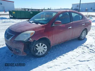 2012 Nissan Versa SL with VIN 3N1CN7AP0CL916481, listed as a IAAI auction lot 41628924 with 149,142 mi miles. Bid and sale history available at carsss.com. Image 2.