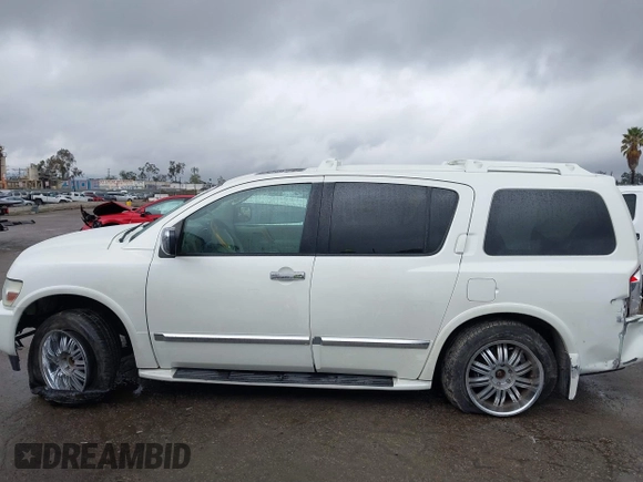 2006 Infiniti QX56 with VIN 5N3AA08A46N802595, listed as a IAAI auction lot 41778222 with 142,241 mi miles. Bid and sale history available at carsss.com. Image 14.