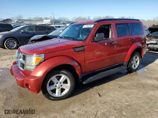 2008 Dodge Nitro SXT with VIN 1D8GU28K18W265539, listed as a Copart auction lot 42184355 with 201,139 mi miles and Salvage Title. Bid and sale history available at carsss.com. Image 1.