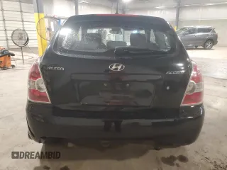 2010 Hyundai Accent SE with VIN KMHCN3AC8AU181637, listed as a Copart auction lot 63095135 with 195,945 mi miles and Salvage title. Bid and sale history available at DreamBid. Image 6.