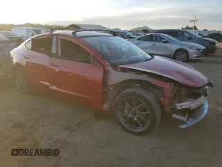 2023 Tesla Model 3 Long Range with VIN 5YJ3E1EB1PF462240, listed as a Copart auction lot 45743405 with 42,635 mi miles and Salvage Title. Bid and sale history available at DreamBid. Image 4.