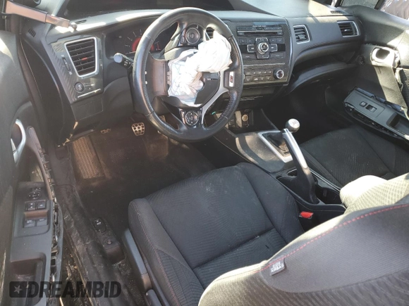2013 Honda Civic Si with VIN 2HGFG4A5XDH706239, listed as a Copart auction lot 58581105 with 94,772 mi miles and Salvage title. Bid and sale history available at DreamBid. Image 8.