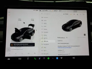 2023 Tesla Model 3 with VIN 5YJ3E1EA5PF439017, listed as a Copart auction lot 53694145 with 73,875 mi miles and Salvage Title. Bid and sale history available at DreamBid. Image 9.