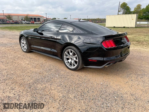 2015 Ford Mustang GT with VIN 1FA6P8CF0F5413364, listed as a Copart auction lot 57213505 with 76,831 mi miles and Clean Title. Bid and sale history available at DreamBid. Image 3.