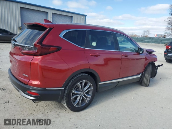2020 Honda CR-V Touring with VIN 2HKRW1H97LH402586, listed as a Copart auction lot 83325814 with 61,232 mi miles and Salvage Title. Bid and sale history available at carsss.com. Image 3.