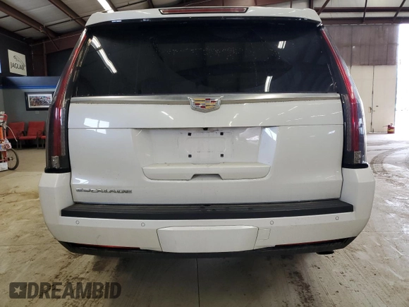 2016 Cadillac Escalade ESV Premium Collection with VIN 1GYS4JKJ9GR477678, listed as a Copart auction lot 52886535 with 161,722 mi miles and Salvage title. Bid and sale history available at DreamBid. Image 6.