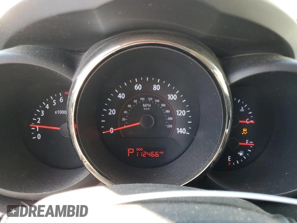 2010 Kia Soul + with VIN KNDJT2A22A7177505, listed as a Copart auction lot 52589345 with 112,466 mi miles and Salvage Title. Bid and sale history available at carsss.com. Image 9.
