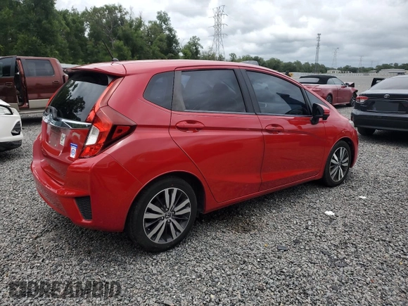 2015 Honda Fit EX-L with VIN 3HGGK5H86FM748582, listed as a Copart auction lot 59849275 with 87,605 mi miles and Salvage title. Bid and sale history available at DreamBid. Image 3.