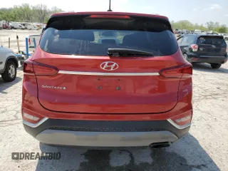 2019 Hyundai Santa Fe SE with VIN 5NMS23AD9KH017324, listed as a Copart auction lot 53665165 with 120,032 mi miles and Salvage title. Bid and sale history available at DreamBid. Image 6.