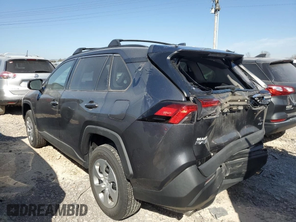 2020 Toyota RAV4 LE with VIN 2T3H1RFV7LC085928, listed as a Copart auction lot 47985445 with 57,249 mi miles and Salvage Title. Bid and sale history available at carsss.com. Image 2.