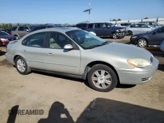 2007 Ford Taurus SEL with VIN 1FAFP56U17A172447, listed as a Copart auction lot 51858055 with Not Provided miles and Salvage Title. Bid and sale history available at DreamBid. Image 4.