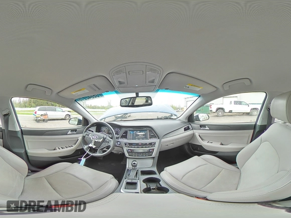 2015 Hyundai Sonata Sport with VIN 5NPE34AF7FH111941, listed as a Copart auction lot 56842275 with 92,082 mi miles and Salvage title. Bid and sale history available at DreamBid. Image 14.