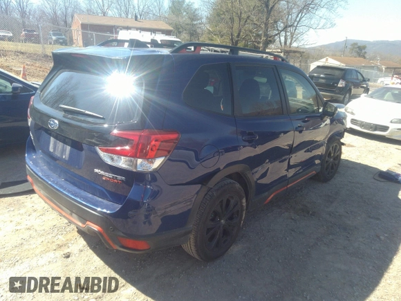 2024 Subaru Forester Sport with VIN JF2SKAGC5RH412374, listed as a IAAI auction lot 41764084 with 22,052 mi miles. Bid and sale history available at carsss.com. Image 4.