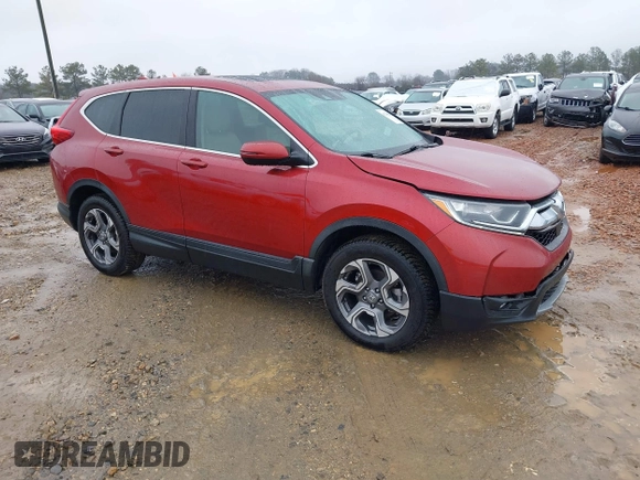 2017 Honda CR-V EX-L with VIN 5J6RW2H84HL050884, listed as a IAAI auction lot 41249064 with 62,386 mi miles. Bid and sale history available at carsss.com. Image 1.