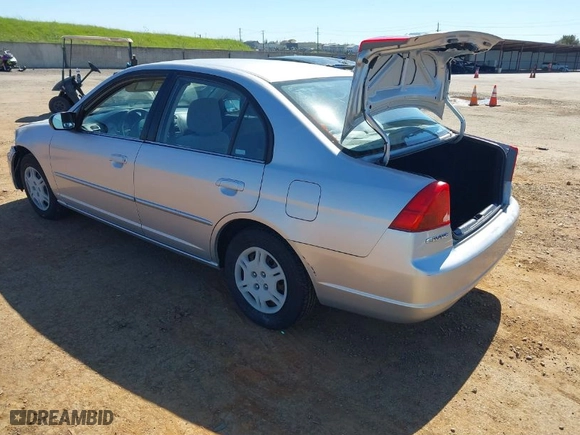 2002 Honda Civic LX with VIN JHMES16592S005230, listed as a IAAI auction lot 41880415 with 166,124 mi miles. Bid and sale history available at carsss.com. Image 3.